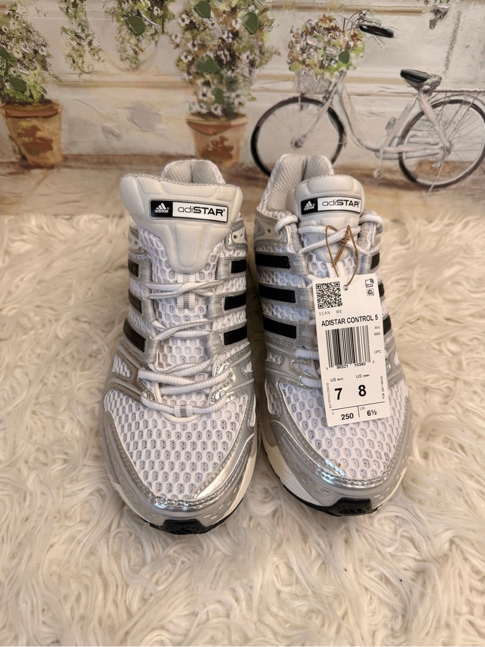 adidas adiSTAR Control 5 Women's Running Shoes - White / Black